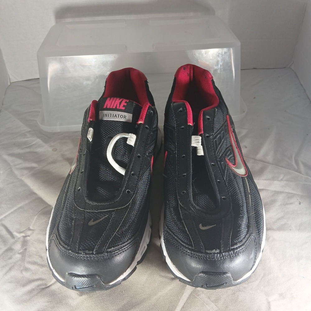 Nike Initiator Running Shoes 10 Black Pink Silver Y2K‎ Retro Dad Sneakers - Picture 3 of 12